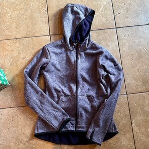 Nike Purple Hoodie Zip Up Jacket
